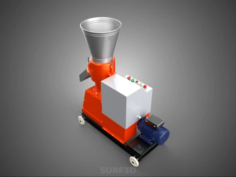 AUTO CONTROL PANEL BOX ELECTRIC PELLET PRESS MILL MAKING MACHINE 3D Model