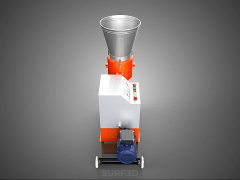 AUTO CONTROL PANEL BOX ELECTRIC PELLET PRESS MILL MAKING MACHINE 3D Model
