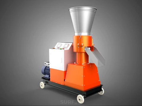 AUTO CONTROL PANEL BOX ELECTRIC PELLET PRESS MILL MAKING MACHINE 3D Model