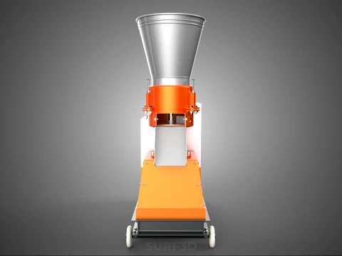 AUTO CONTROL PANEL BOX ELECTRIC PELLET PRESS MILL MAKING MACHINE 3D Model