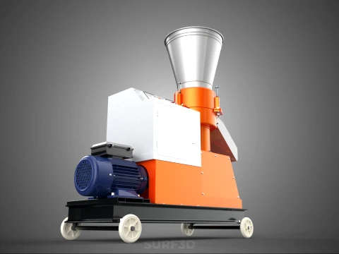AUTO CONTROL PANEL BOX ELECTRIC PELLET PRESS MILL MAKING MACHINE 3D Model
