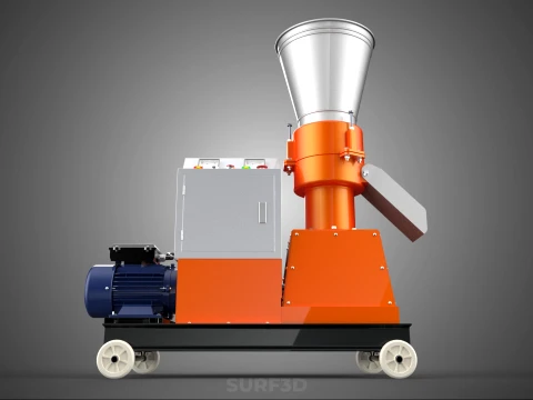 AUTO CONTROL PANEL BOX ELECTRIC PELLET PRESS MILL MAKING MACHINE 3D Model