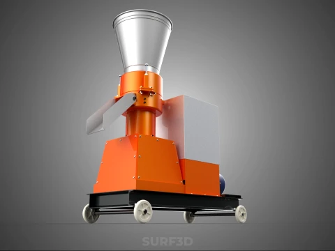AUTO CONTROL PANEL BOX ELECTRIC PELLET PRESS MILL MAKING MACHINE 3D Model