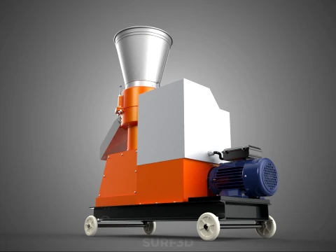 AUTO CONTROL PANEL BOX ELECTRIC PELLET PRESS MILL MAKING MACHINE 3D Model