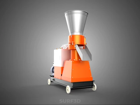 AUTO CONTROL PANEL BOX ELECTRIC PELLET PRESS MILL MAKING MACHINE 3D Model