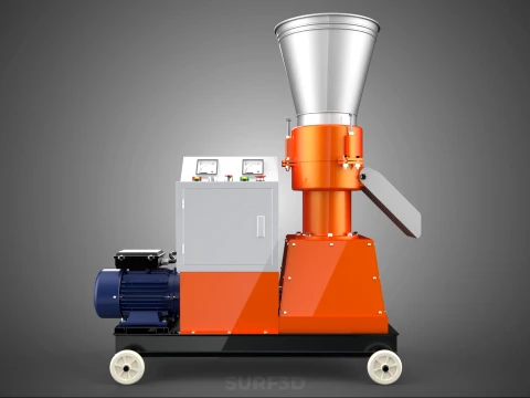 AUTO CONTROL PANEL BOX ELECTRIC PELLET PRESS MILL MAKING MACHINE 3D Model