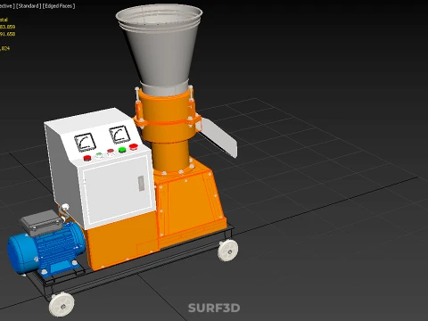 AUTO CONTROL PANEL BOX ELECTRIC PELLET PRESS MILL MAKING MACHINE 3D Model