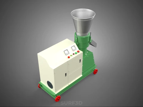 PROFESSIONAL GRADE ELECTRIC PELLET PRESS MILLING MAKING MACHINE 3D Model