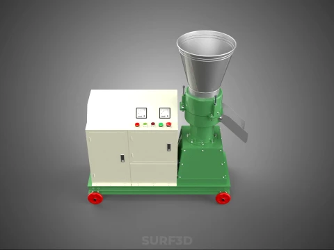 PROFESSIONAL GRADE ELECTRIC PELLET PRESS MILLING MAKING MACHINE 3D Model