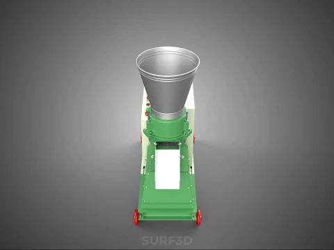 PROFESSIONAL GRADE ELECTRIC PELLET PRESS MILLING MAKING MACHINE 3D Model