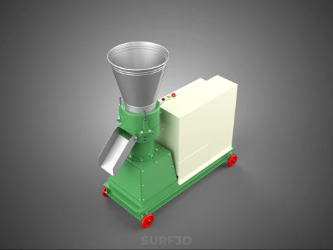 PROFESSIONAL GRADE ELECTRIC PELLET PRESS MILLING MAKING MACHINE 3D Model