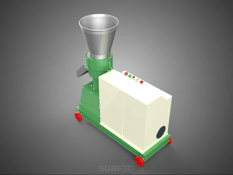 PROFESSIONAL GRADE ELECTRIC PELLET PRESS MILLING MAKING MACHINE 3D Model