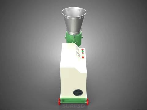 PROFESSIONAL GRADE ELECTRIC PELLET PRESS MILLING MAKING MACHINE 3D Model