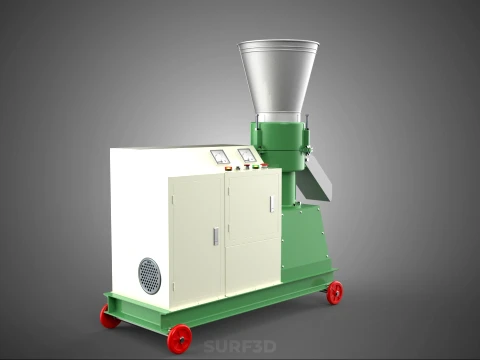 PROFESSIONAL GRADE ELECTRIC PELLET PRESS MILLING MAKING MACHINE 3D Model
