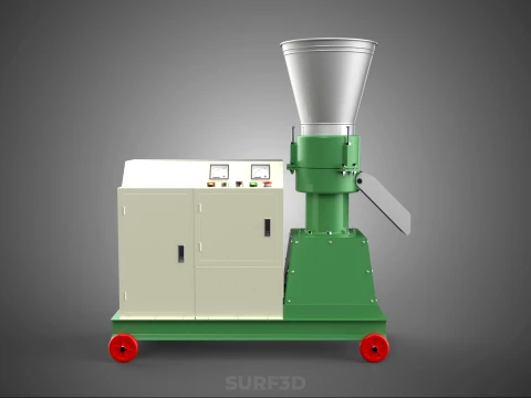 PROFESSIONAL GRADE ELECTRIC PELLET PRESS MILLING MAKING MACHINE 3D Model
