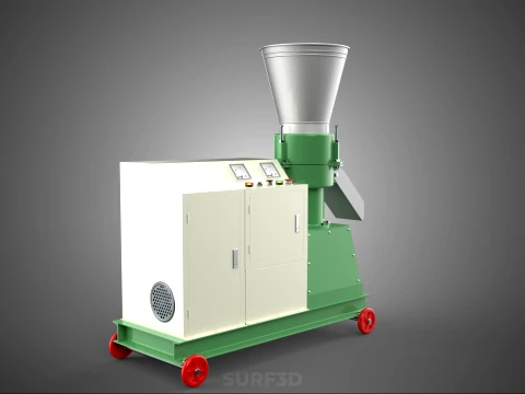 PROFESSIONAL GRADE ELECTRIC PELLET PRESS MILLING MAKING MACHINE 3D Model