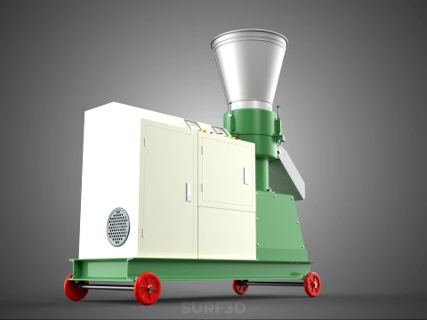 PROFESSIONAL GRADE ELECTRIC PELLET PRESS MILLING MAKING MACHINE 3D Model