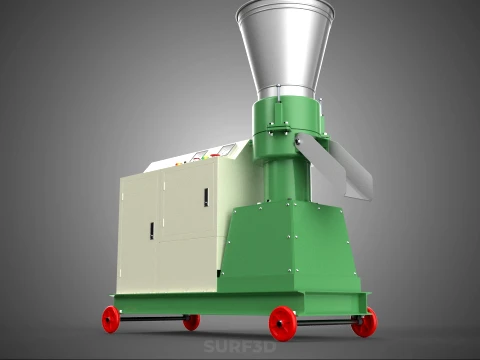 PROFESSIONAL GRADE ELECTRIC PELLET PRESS MILLING MAKING MACHINE 3D Model