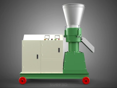 PROFESSIONAL GRADE ELECTRIC PELLET PRESS MILLING MAKING MACHINE 3D Model