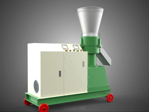 PROFESSIONAL GRADE ELECTRIC PELLET PRESS MILLING MAKING MACHINE 3D Model