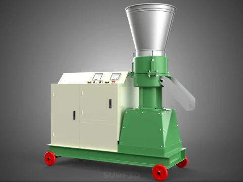 PROFESSIONAL GRADE ELECTRIC PELLET PRESS MILLING MAKING MACHINE 3D Model