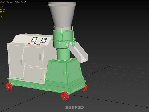 PROFESSIONAL GRADE ELECTRIC PELLET PRESS MILLING MAKING MACHINE 3D Model