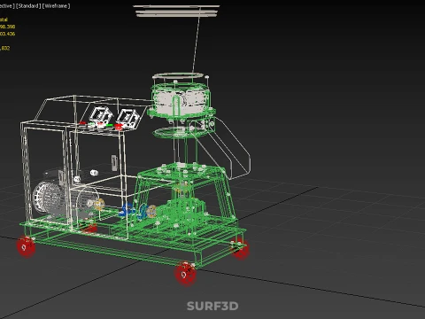 PROFESSIONAL GRADE ELECTRIC PELLET PRESS MILLING MAKING MACHINE 3D Model