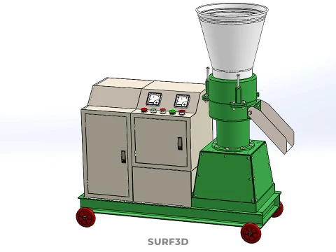 PROFESSIONAL GRADE ELECTRIC PELLET PRESS MILLING MAKING MACHINE 3D Model