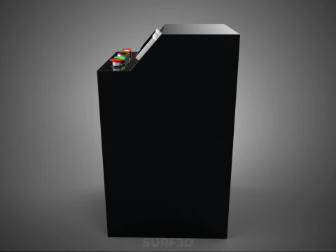 POWER DISTRIBUTION CONTROL PANEL BOX SWITCH BUTTON LED INDICATOR 3D Model
