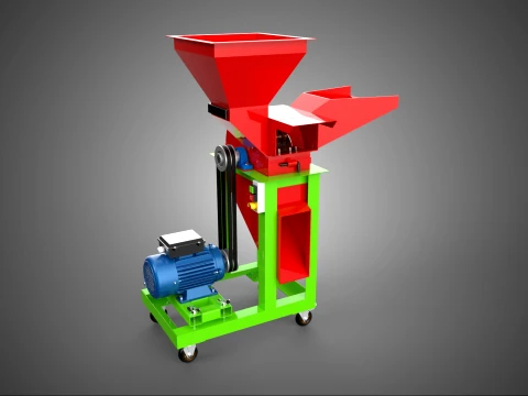 MULTIPURPOSE CHOPPER CUTTER GRINDER MULCHER HAMMERMILL MACHINE 3D Model