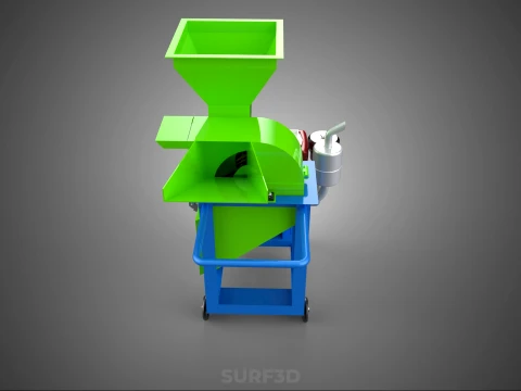 STANDARD HEAVY DUTY CUTTER MULCHER MACHINE FARMING AGRICULTURE 3D Model