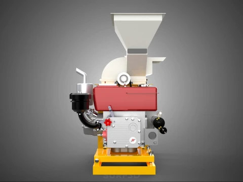 MULINO A MARTELLI PESANTE CIPPATORE TRITURATORE MACCHINA SMERIGLIATRICE PER USO AGRICOLO Modello 3D