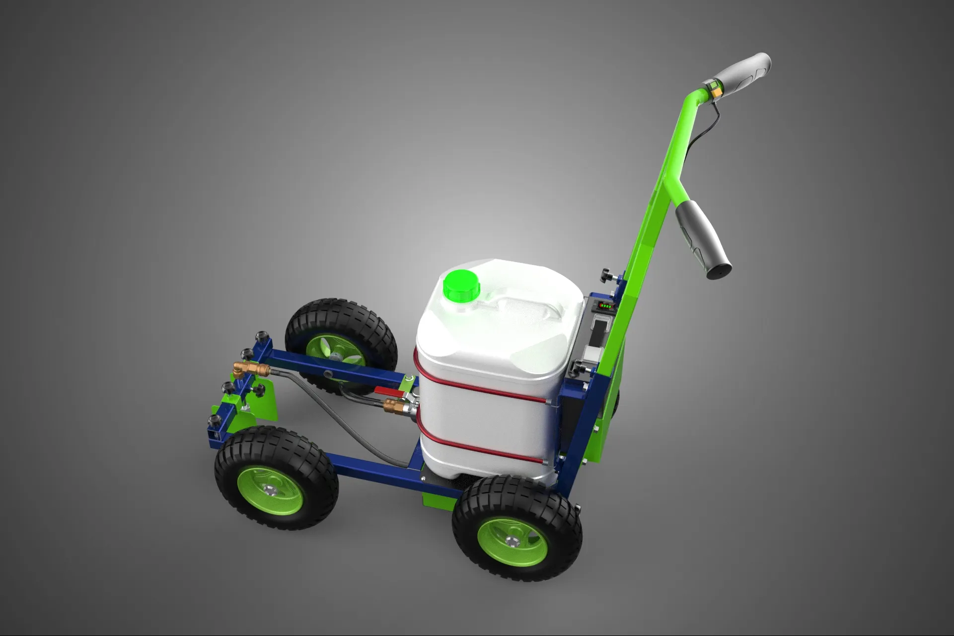 CARRELLO ELETTRICO LINE UP MARK MACCHINA PER MARCATURA SPRUZZATURA VERNICE Modello 3D .c4d .max .obj .3ds .fbx .stl .blend