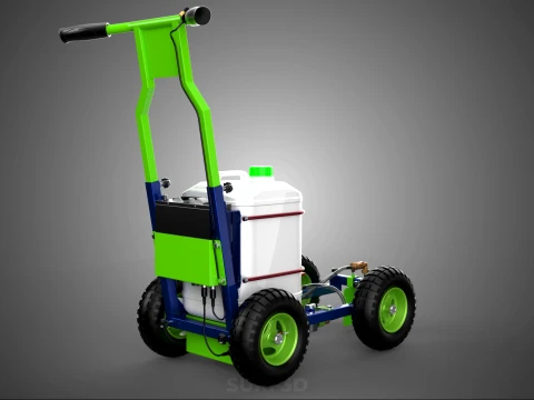 CARRELLO ELETTRICO LINE UP MARK MACCHINA PER MARCATURA SPRUZZATURA VERNICE Modello 3D