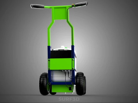 CARRELLO ELETTRICO LINE UP MARK MACCHINA PER MARCATURA SPRUZZATURA VERNICE Modello 3D