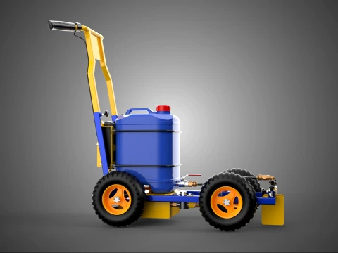SPORT-ATHLETIC-FELDMARKIERUNGSWAGEN-WAGENLINIE-MARKIERUNGSMASCHINE 3D Modell