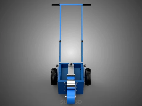 BALL PARK LINE WHEEL MARKING MACHINE TROLLEY CART PAINT PITCHES 3D Model