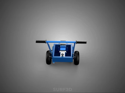 BALL PARK LINE WHEEL MARKING MACHINE TROLLEY CART PAINT PITCHES 3D Model