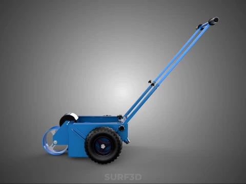 BALL PARK LINE WHEEL MARKING MACHINE TROLLEY CART PAINT PITCHES 3D Model