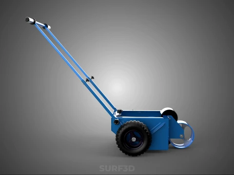 BALL PARK LINE WHEEL MARKING MACHINE TROLLEY CART PAINT PITCHES 3D Model