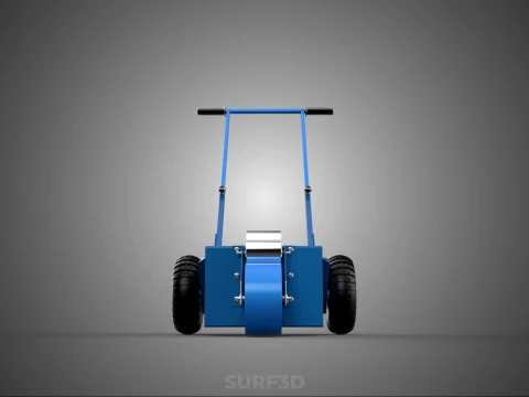 BALL PARK LINE WHEEL MARKING MACHINE TROLLEY CART PAINT PITCHES 3D Model