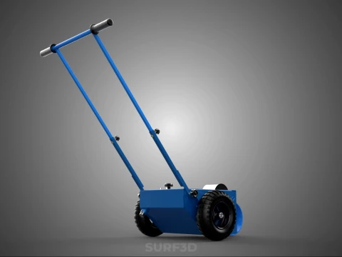 BALL PARK LINE WHEEL MARKING MACHINE TROLLEY CART PAINT PITCHES 3D Model