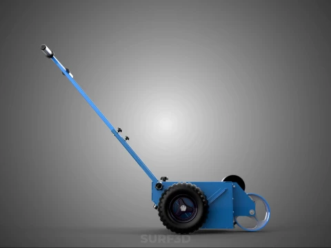 BALL PARK LINE WHEEL MARKING MACHINE TROLLEY CART PAINT PITCHES 3D Model