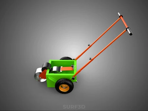 M&Aacute;QUINA MARCADORA DE PASSO DE LINHA DE TRANSFER&Ecirc;NCIA DE RODA DE CARRINHO MANUAL Modelo 3D