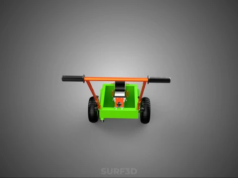 M&Aacute;QUINA MARCADORA DE PASSO DE LINHA DE TRANSFER&Ecirc;NCIA DE RODA DE CARRINHO MANUAL Modelo 3D