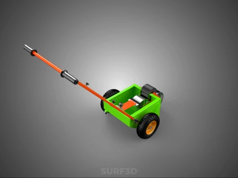 M&Aacute;QUINA MARCADORA DE PASSO DE LINHA DE TRANSFER&Ecirc;NCIA DE RODA DE CARRINHO MANUAL Modelo 3D