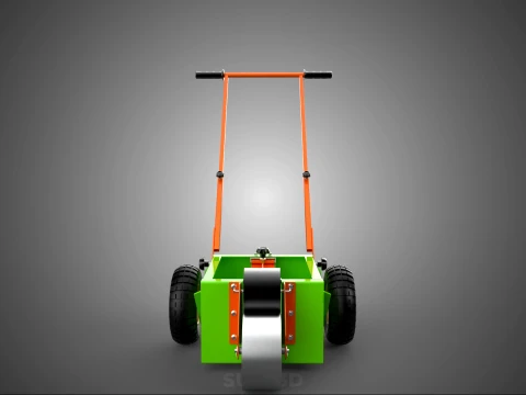 M&Aacute;QUINA MARCADORA DE PASSO DE LINHA DE TRANSFER&Ecirc;NCIA DE RODA DE CARRINHO MANUAL Modelo 3D