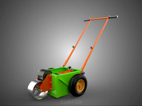 M&Aacute;QUINA MARCADORA DE PASSO DE LINHA DE TRANSFER&Ecirc;NCIA DE RODA DE CARRINHO MANUAL Modelo 3D