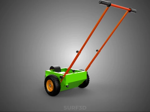 M&Aacute;QUINA MARCADORA DE PASSO DE LINHA DE TRANSFER&Ecirc;NCIA DE RODA DE CARRINHO MANUAL Modelo 3D