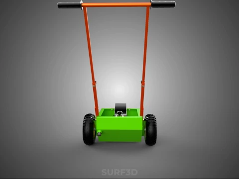M&Aacute;QUINA MARCADORA DE PASSO DE LINHA DE TRANSFER&Ecirc;NCIA DE RODA DE CARRINHO MANUAL Modelo 3D